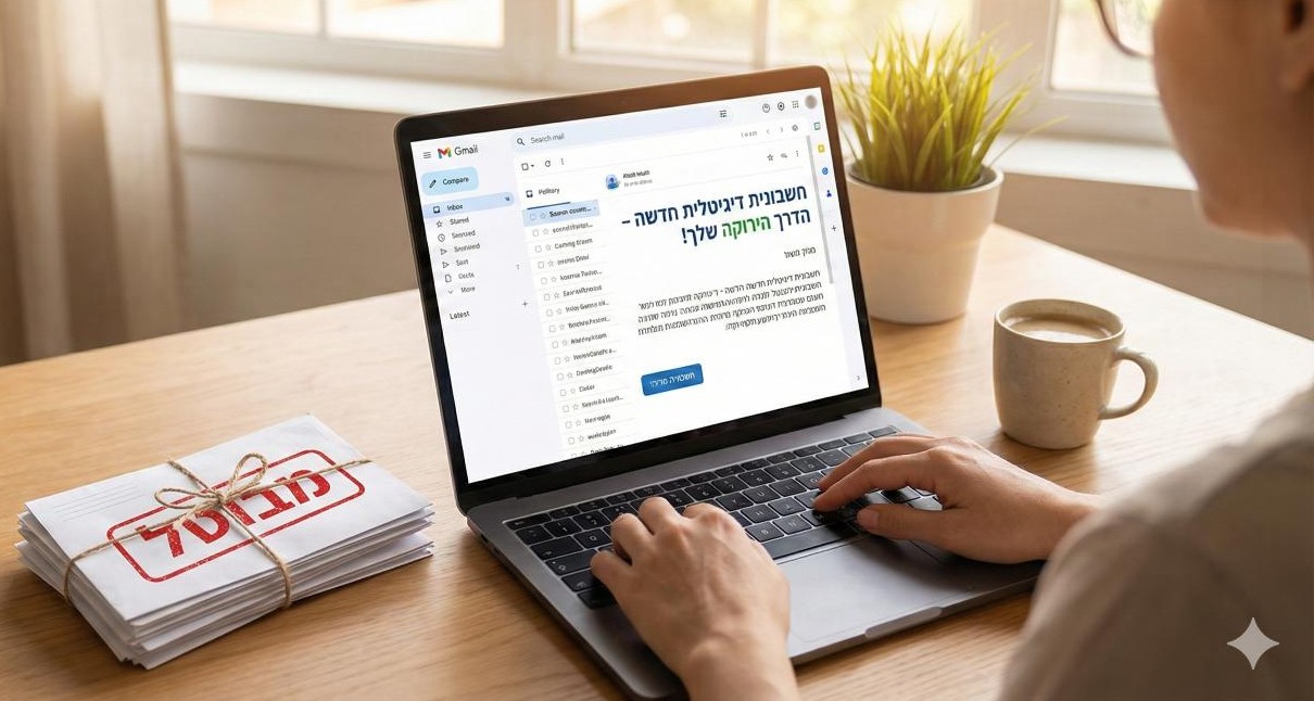 קבלת חשבונת במייל
